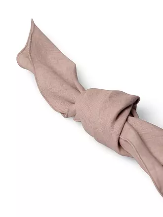 FYNCH-HATTON | Serviettes de table en lin, lot de 4, 50x50cm, Gris Éléphant | 